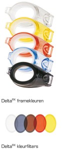 Delta Zwembril op sterkte in verschillende kleuren