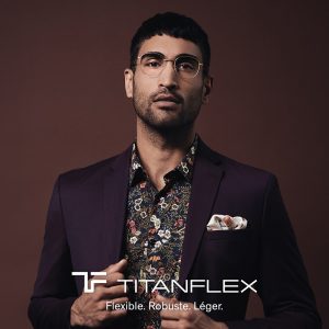 minimalistische bril voor mannen van Titanflex